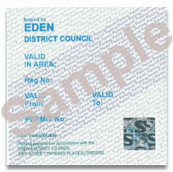 Eden District Council parking season ticket