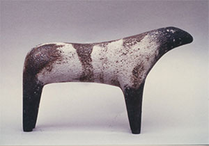Animal one of a pair by Lorna Graves