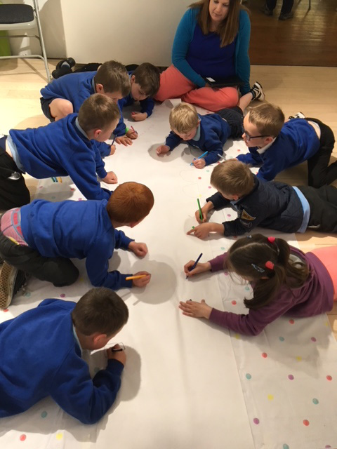 Children at a workshop in Penrith and Eden Museum