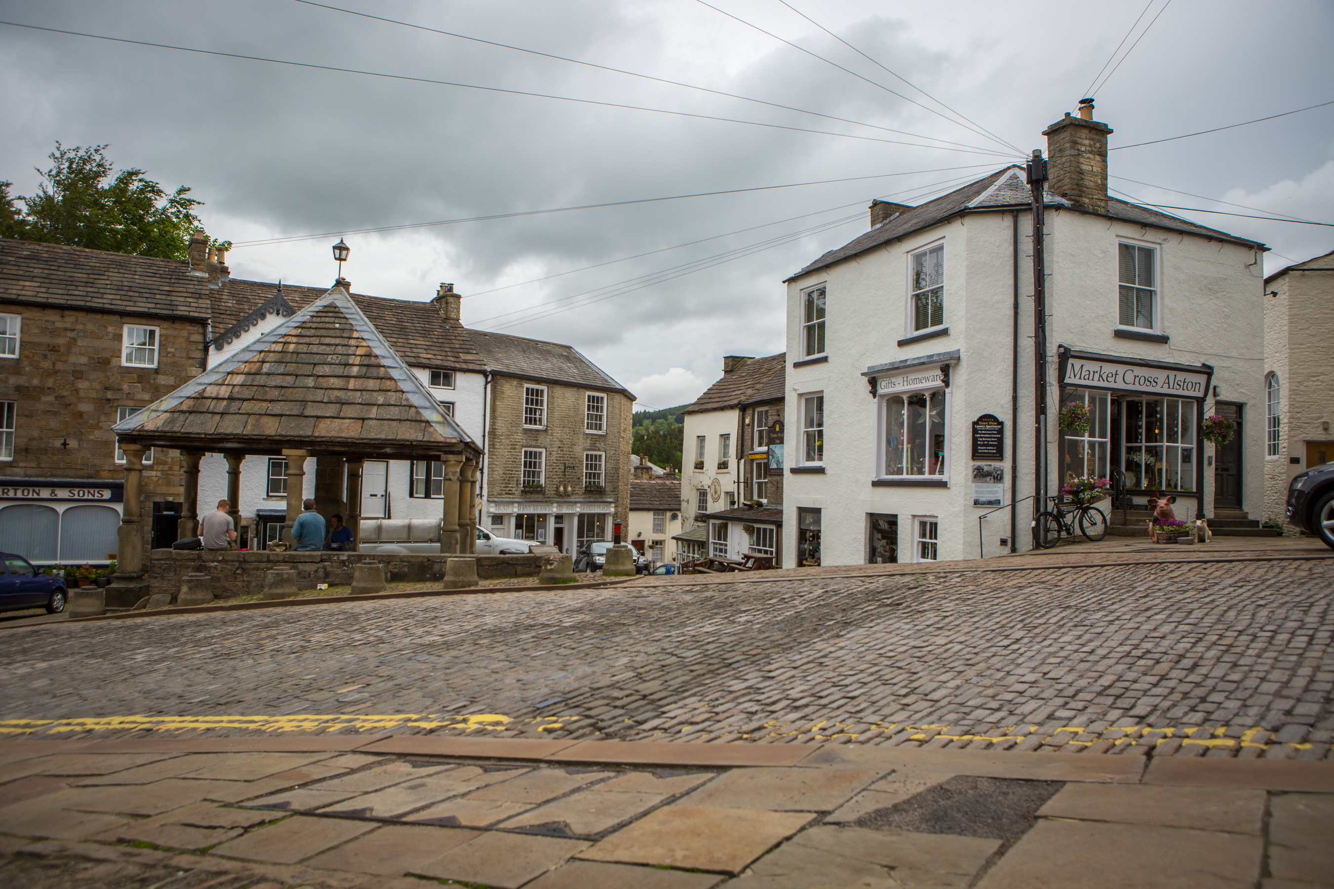 View of Alston town centre